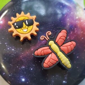 Sun and Dragonfly Croc Charms 🌏5/$10🌏